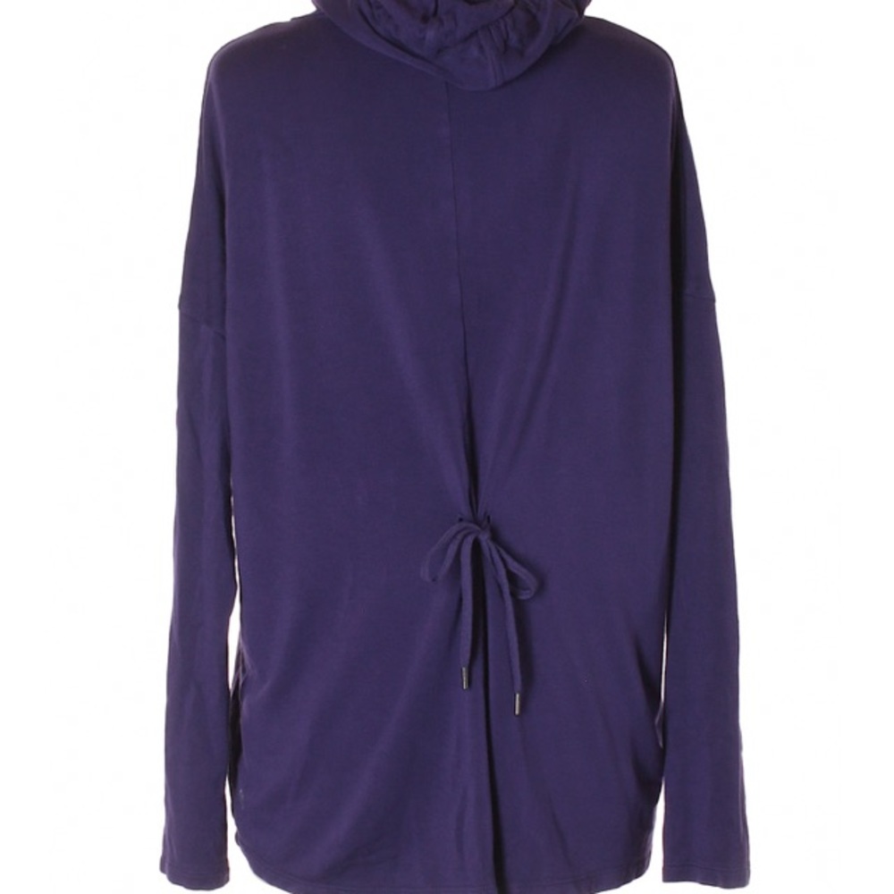 Gaiam Yoga Hoodie Pullover Fleece Top L $54!!